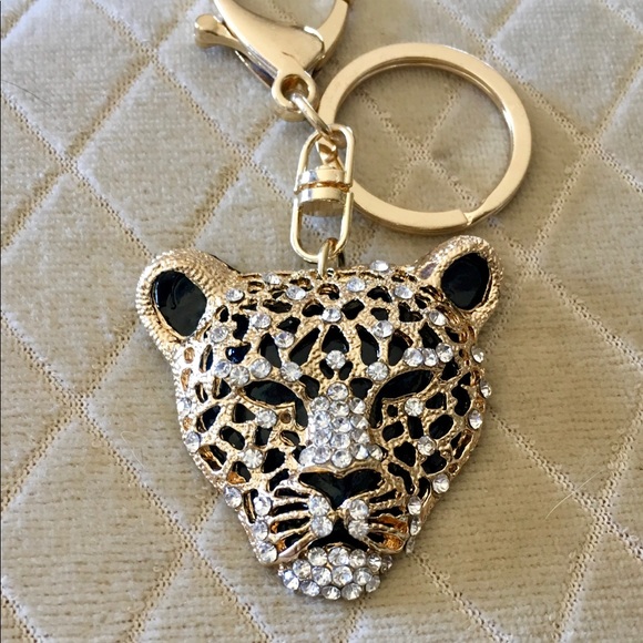 Leopard 🐆 Key Chain/Purse Fob - Picture 2 of 6